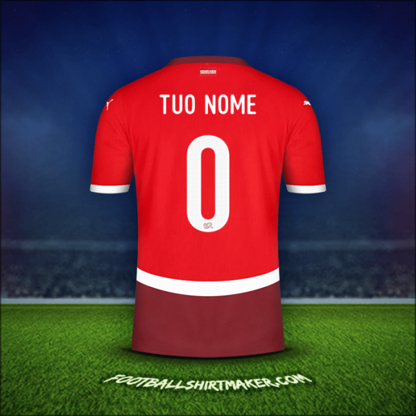 Maglia Svizzera 2024 -  tuo nome - 0