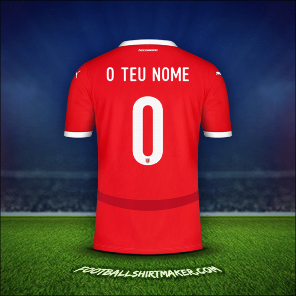Camisola Áustria 2024 -  o teu nome - 0