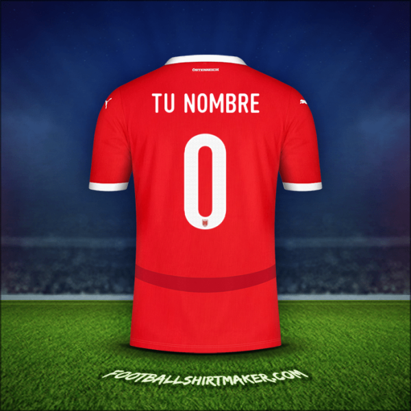 Camiseta Austria 2024 -  tu nombre - 0
