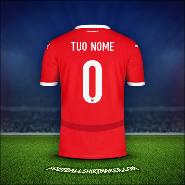 Maglia Austria 2024 -  tuo nome - 0