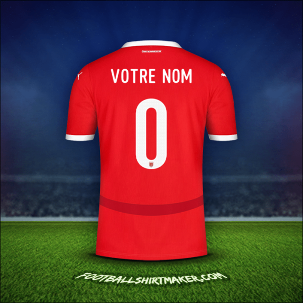 Maillot Autriche 2024 -  votre nom - 0