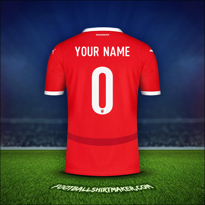 Shirt Austria 2024 -  your name - 0