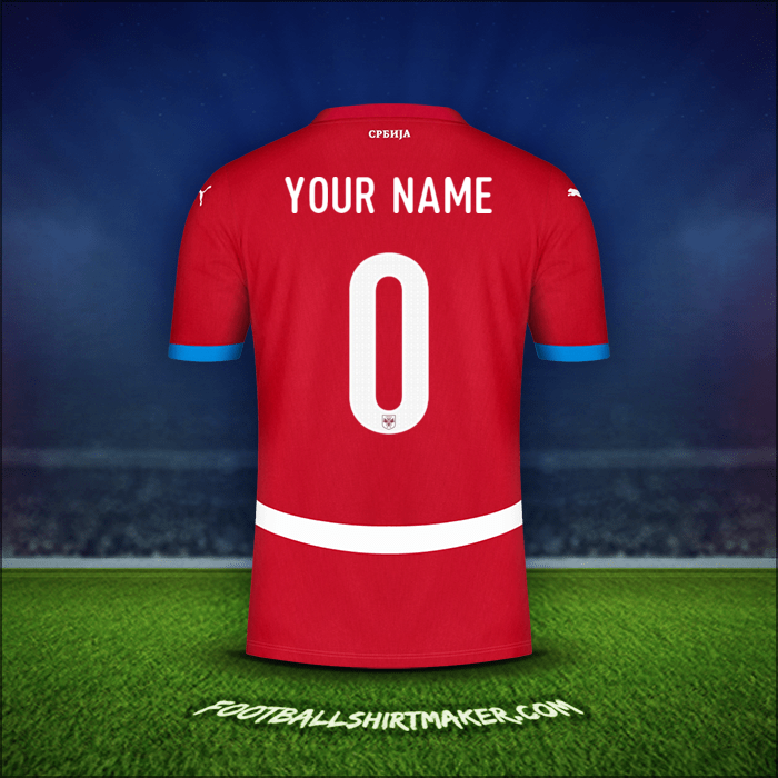 Shirt Serbia 2024 -  your name - 0