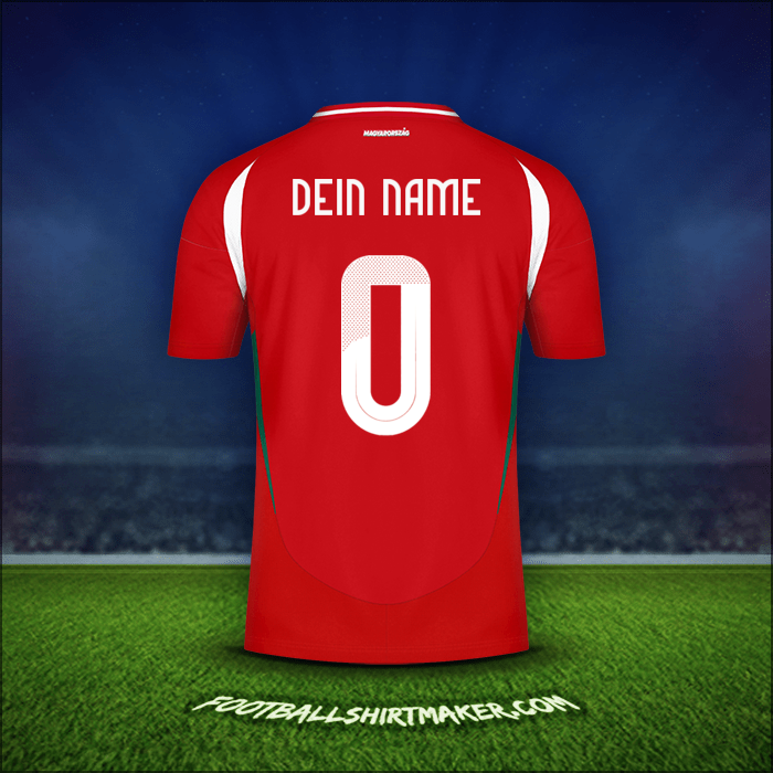 Trikot Ungarn 2024 -  dein name - 0
