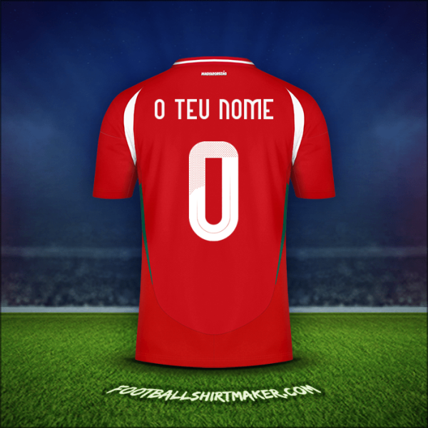 Camisola Hungria 2024 -  o teu nome - 0