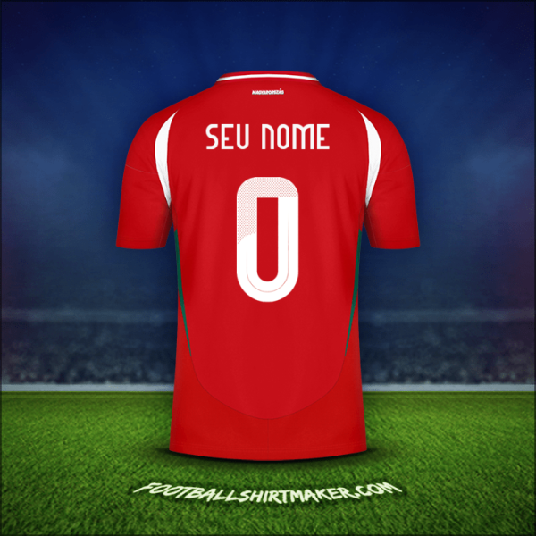 Camisa Hungria 2024 -  seu nome - 0