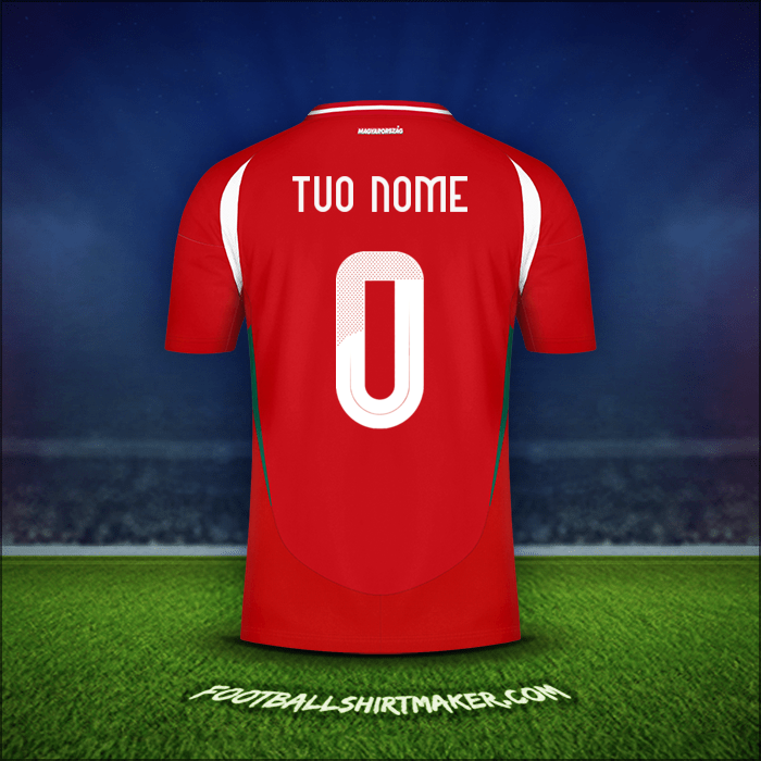 Maglia Ungheria 2024 -  tuo nome - 0