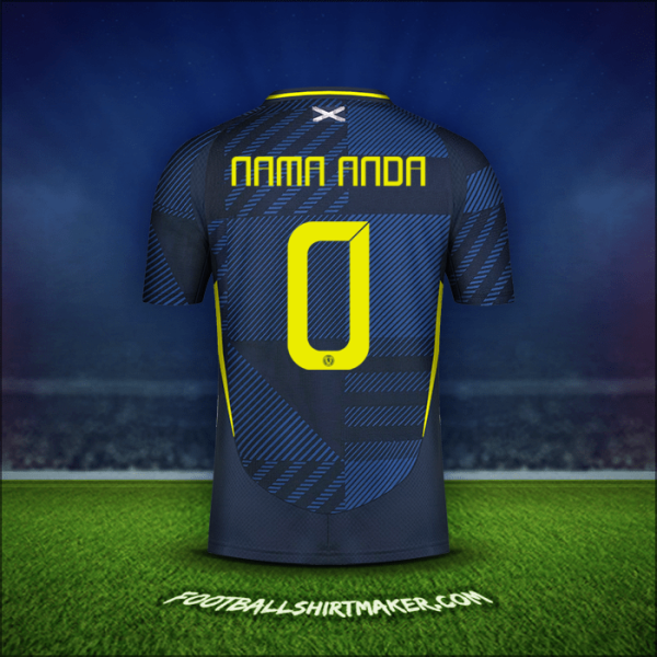 Jersey Skotlandia 2024 -  nama anda - 0
