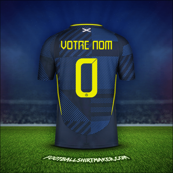 Maillot Écosse 2024 -  votre nom - 0
