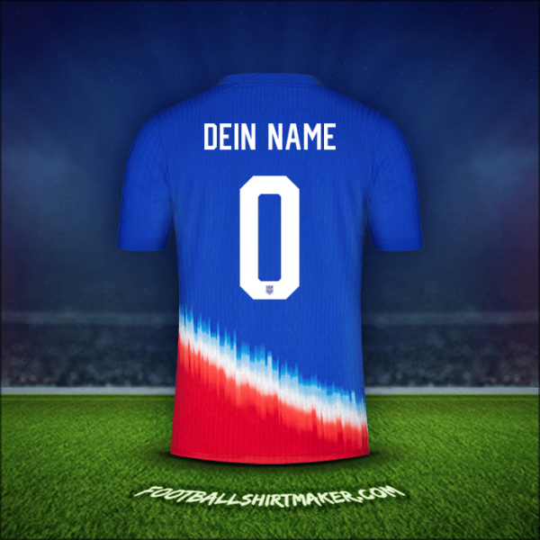 Trikot Vereinigte Staaten 2024 Auswärts -  dein name - 0