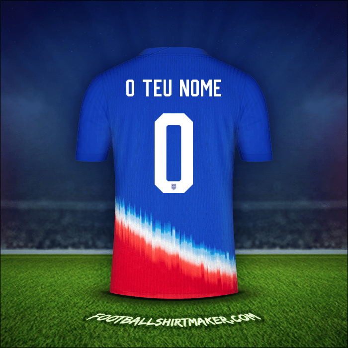 Camisola Estados Unidos 2024 Alternativa -  o teu nome - 0