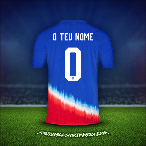 Camisola Estados Unidos 2024 Alternativa -  o teu nome - 0
