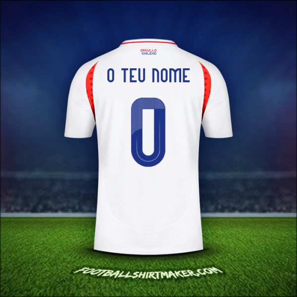 Camisola Chile 2024 Alternativa -  o teu nome - 0