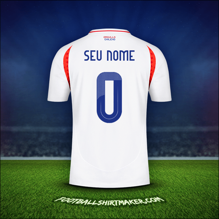 Camisa Chile 2024 Alternativa -  seu nome - 0