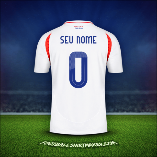 Camisa Chile 2024 Alternativa -  seu nome - 0