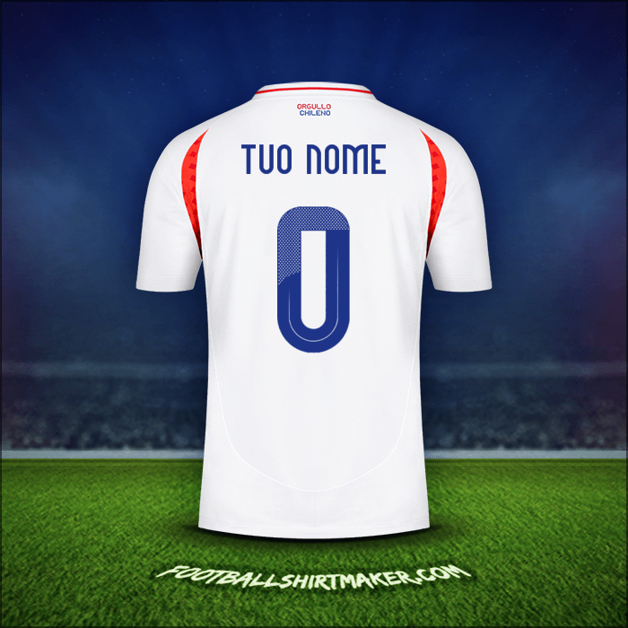 Maglia Cile 2024 Seconda -  tuo nome - 0