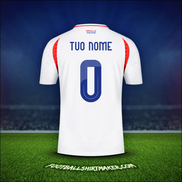 Maglia Cile 2024 Seconda -  tuo nome - 0