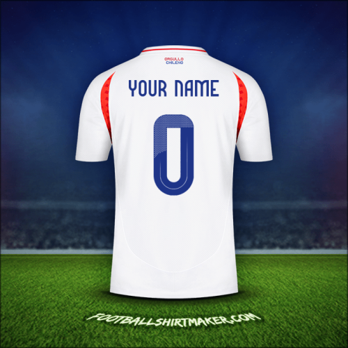 Jersey Chile 2024 Away -  your name - 0