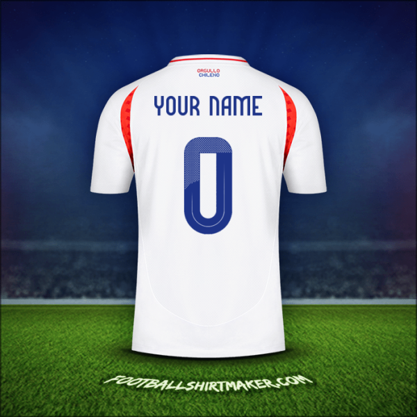 Shirt Chile 2024 Away -  your name - 0