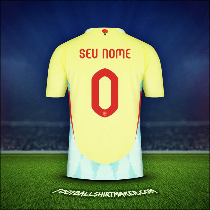 Camisa Espanha 2024 Alternativa -  seu nome - 0