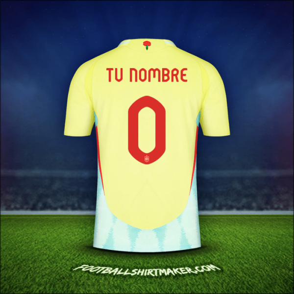 Jersey España 2024 Visita -  tu nombre - 0