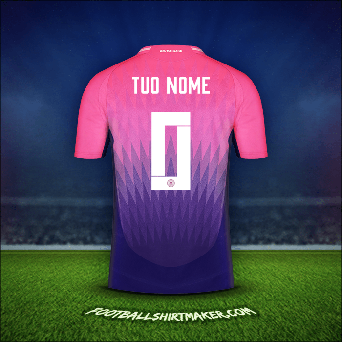 Maglia Germania 2024 Seconda -  tuo nome - 0