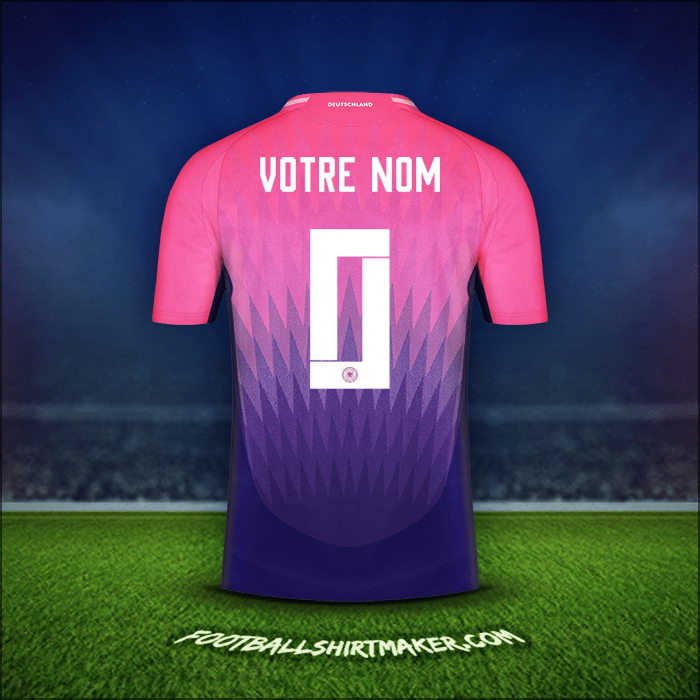 Maillot Allemagne 2024 Extérieur -  votre nom - 0