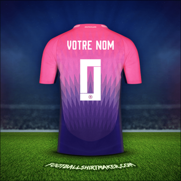 Maillot Allemagne 2024 Extérieur -  votre nom - 0