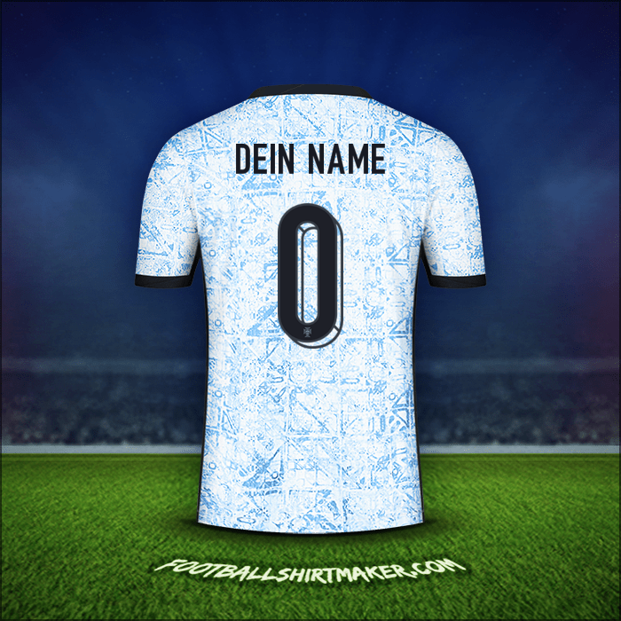 Trikot Portugal 2024 Auswärts -  dein name - 0