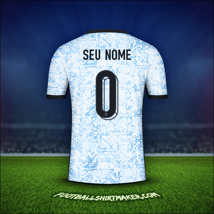 Camisa Portugal 2024 Alternativa -  seu nome - 0