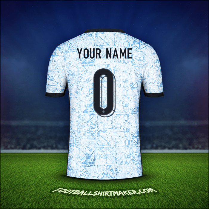 Shirt Portugal 2024 Away -  your name - 0