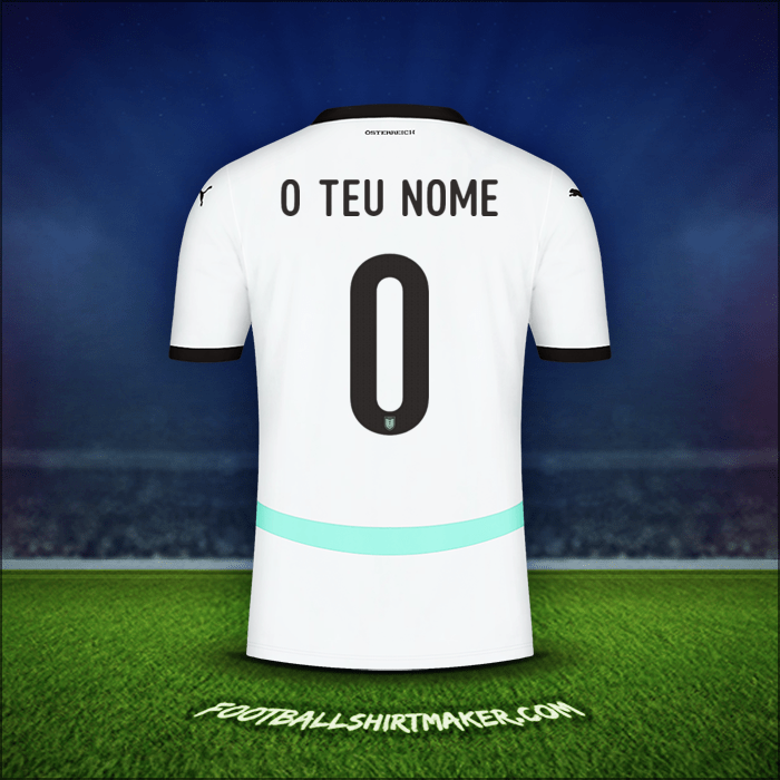 Camisola Áustria 2024 Alternativa -  o teu nome - 0