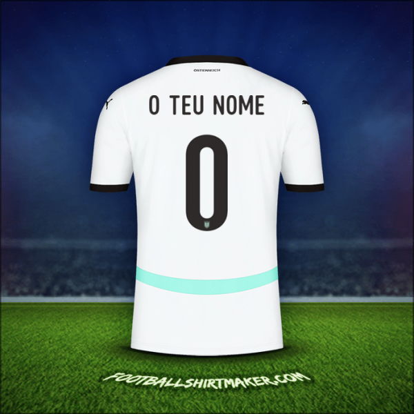 Camisola Áustria 2024 Alternativa -  o teu nome - 0