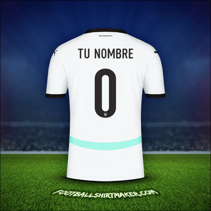 Camiseta Austria 2024 Visita -  tu nombre - 0