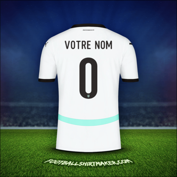 Maillot Autriche 2024 Extérieur -  votre nom - 0