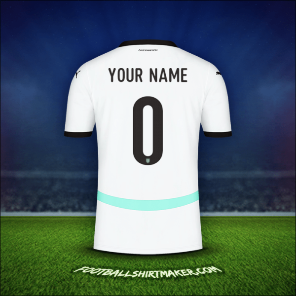 Shirt Austria 2024 Away -  your name - 0