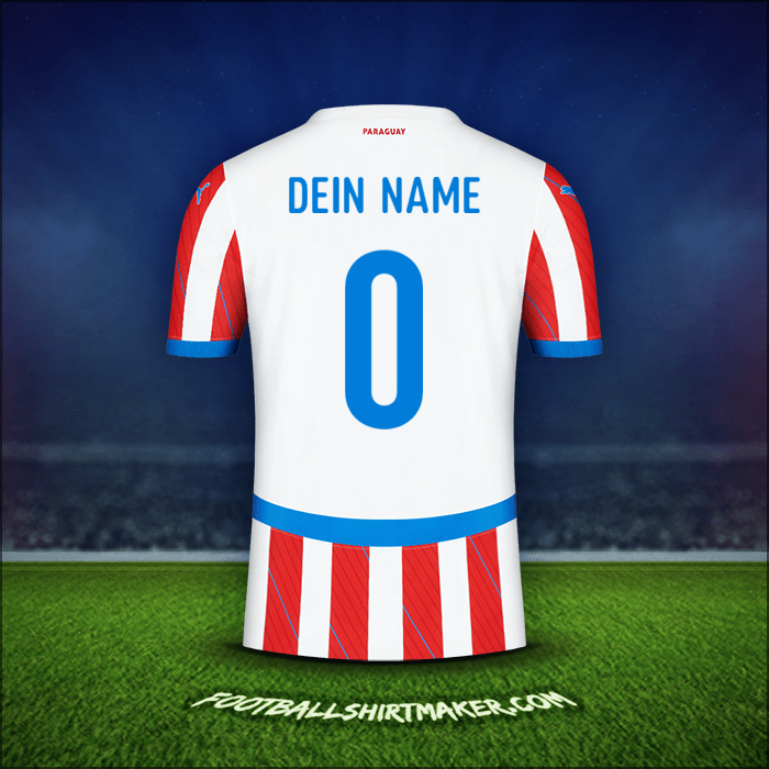 Trikot Paraguay 2024 -  dein name - 0