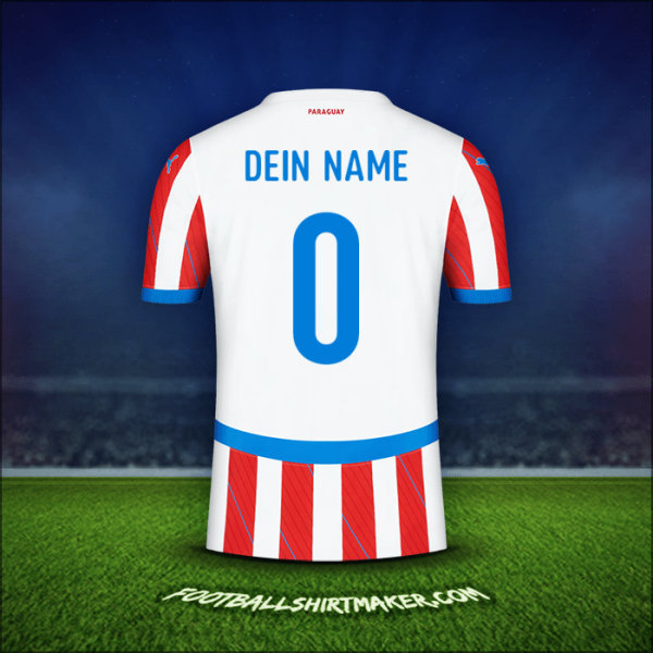 Trikot Paraguay 2024 -  dein name - 0