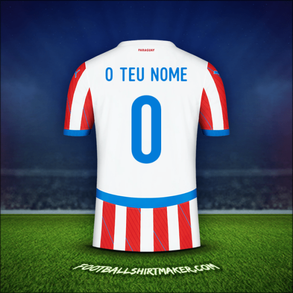 Camisola Paraguai 2024 -  o teu nome - 0