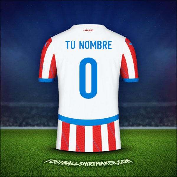 Camiseta Paraguay 2024 -  tu nombre - 0