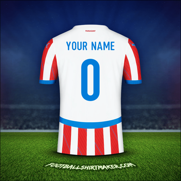 Jersey Paraguay 2024 -  your name - 0
