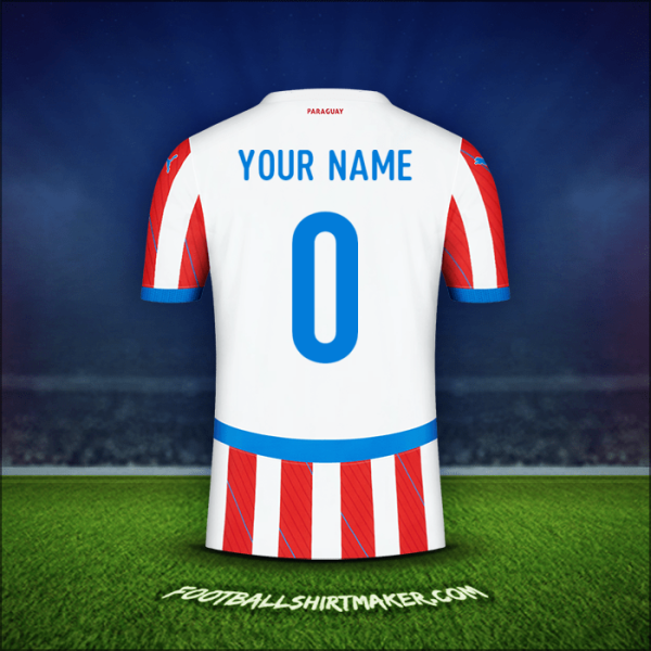 Jersey Paraguay 2024 -  your name - 0