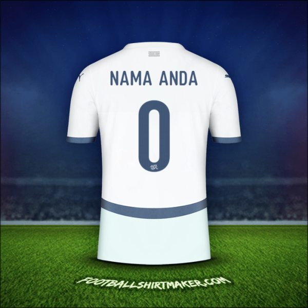 Jersey Swiss 2024 Alternatif -  nama anda - 0