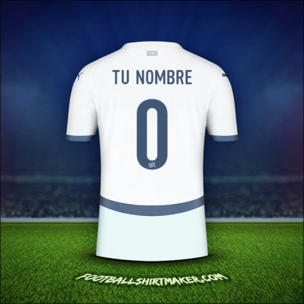 Jersey Suiza 2024 Visita -  tu nombre - 0