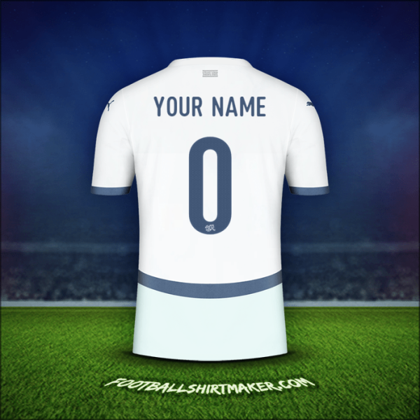 Shirt Switzerland 2024 Away -  your name - 0