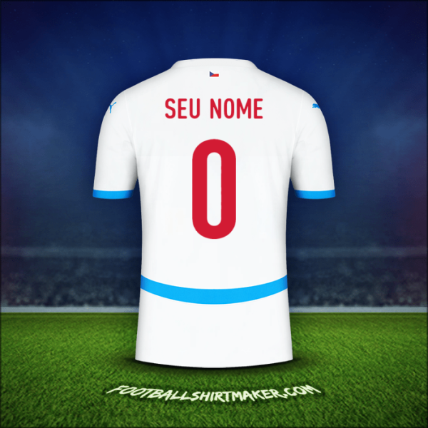 Camisa República Tcheca 2024 Alternativa -  seu nome - 0
