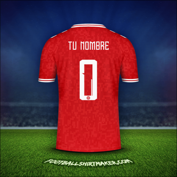 Camiseta Dinamarca 2024 -  tu nombre - 0