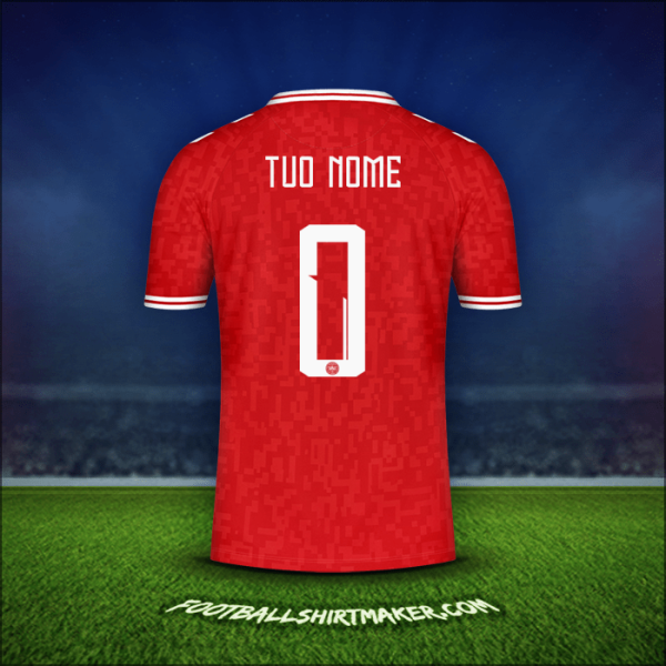 Maglia Danimarca 2024 -  tuo nome - 0