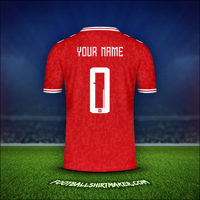 Shirt Denmark 2024 -  your name - 0