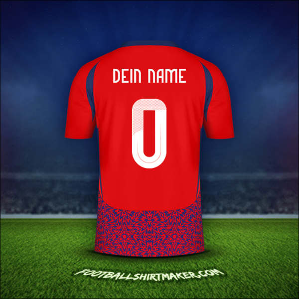 Trikot Costa Rica 2024 -  dein name - 0